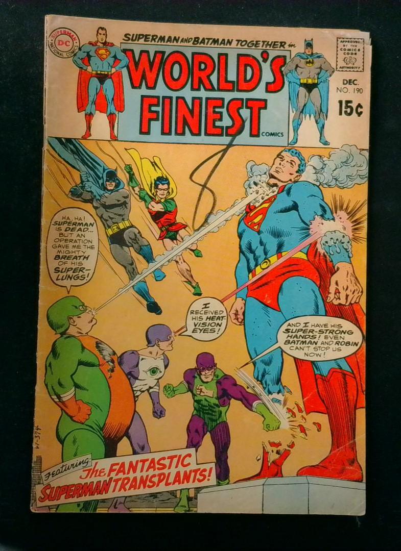 World's Finest #190, DC, 1969