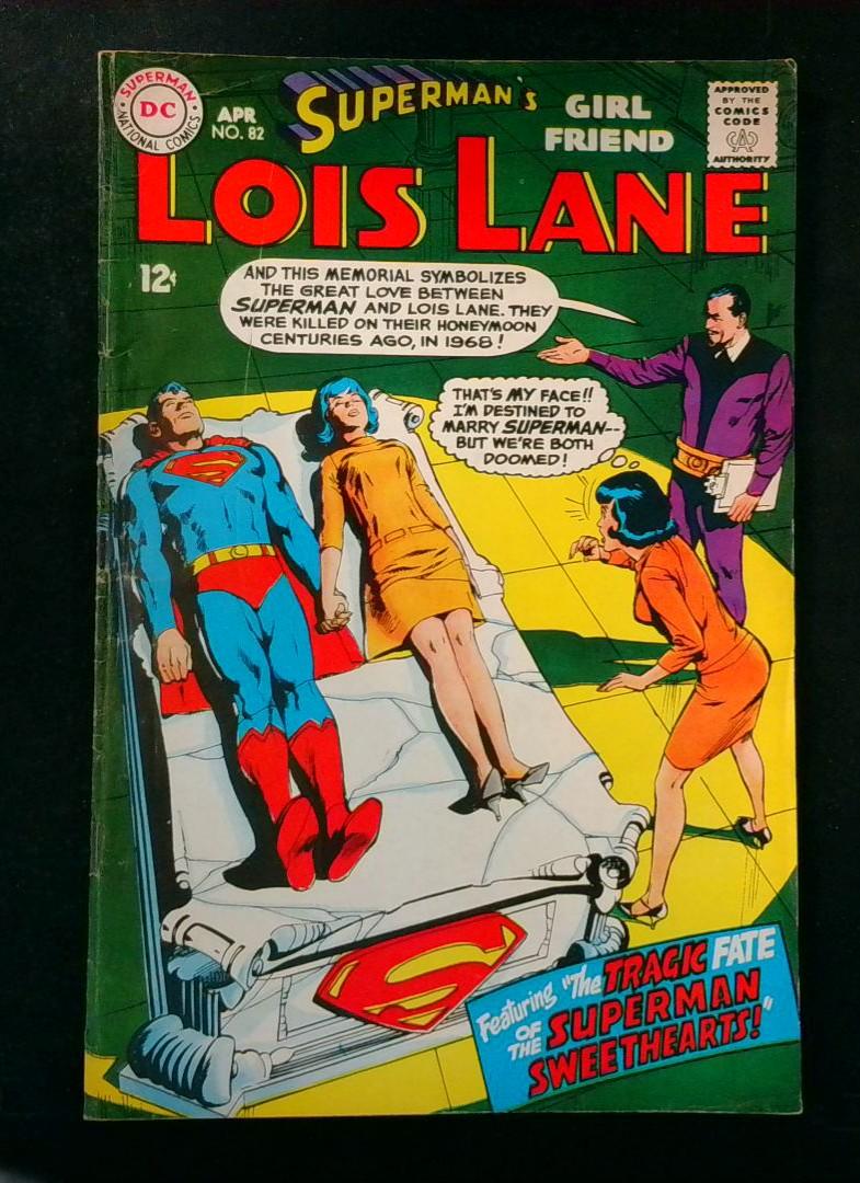 Superman's Girlfriend Lois Lane #82, VG DC Comics, 1968