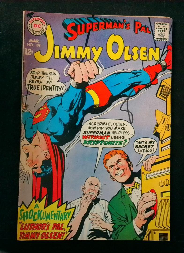 Superman's Pal Jimmy Olsen #109,FN- Neal Adams DC Comics, 1968