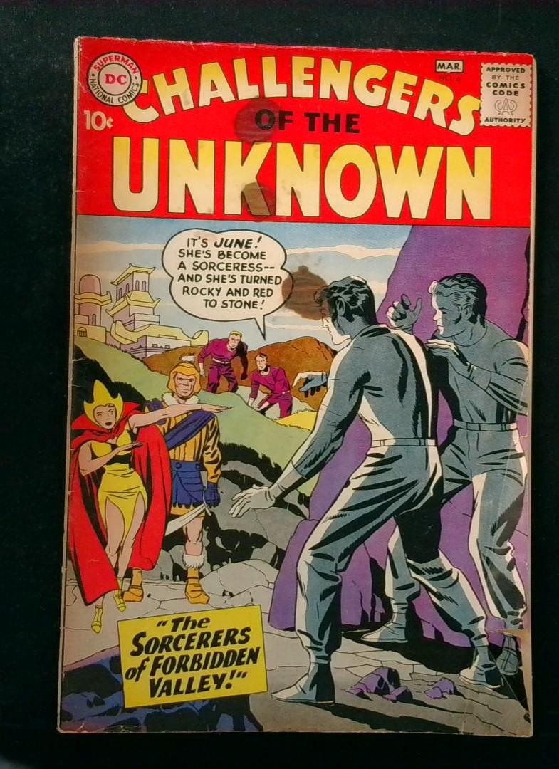 Challengers of the Unknown #8, GD- Jack Kirby art, DC Comics, 1959