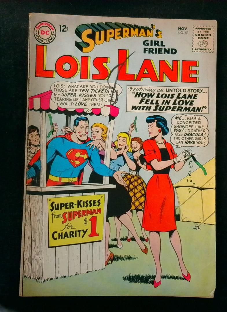 Superman's Girlfriend Lois Lane #53, VG+ DC, 1964