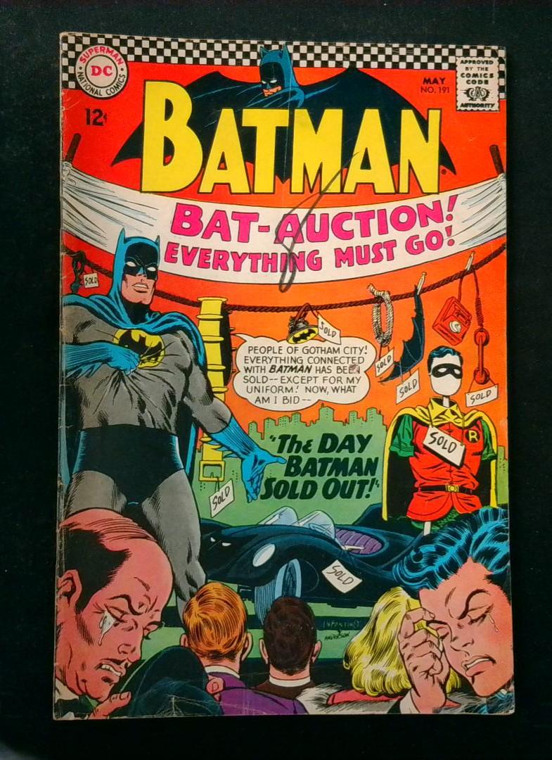 Batman #191, VG DC Comics, 1967