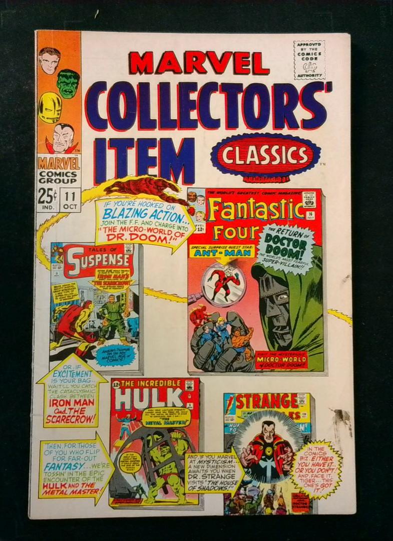 Marvel Collectors' Item Classics #11, VG+ Marvel, 1968