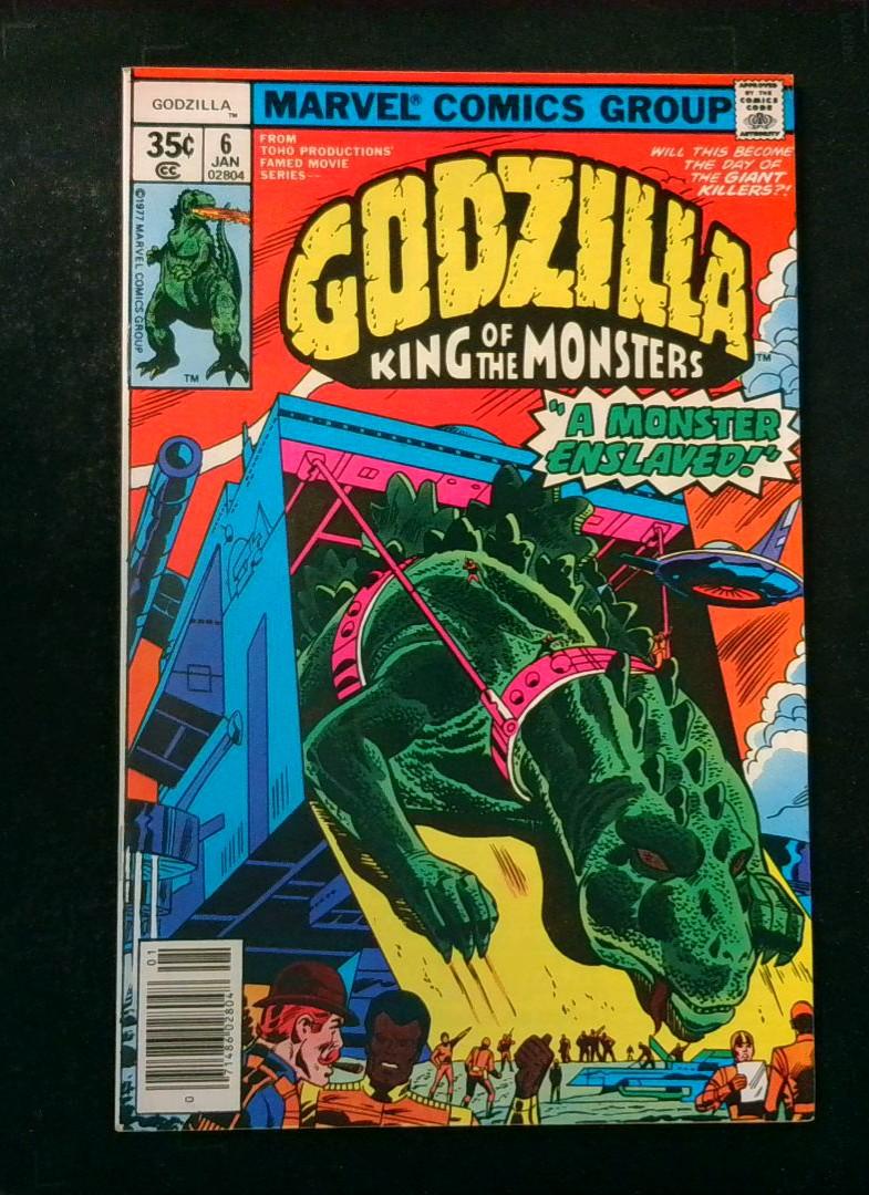 Godzilla #6, NM- Marvel, 1977