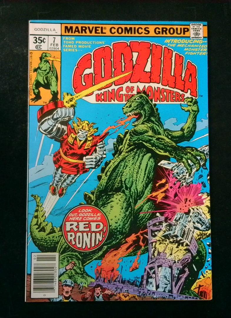 Godzilla #7, NM- 1st Red Ronin, Marvel, 1978
