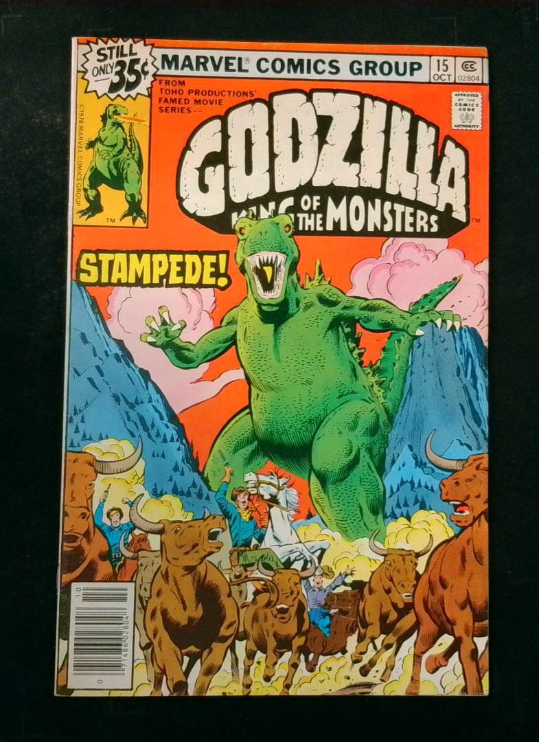 Godzilla King of the Monsters #15, VF+ Marvel, 1978 Copy2