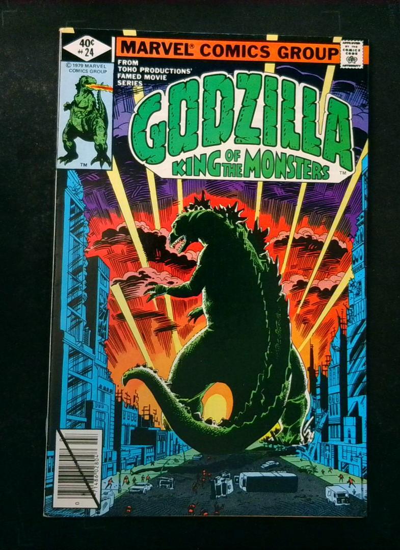 Godzilla #24, FN+  Last Issue Marvel, 1979