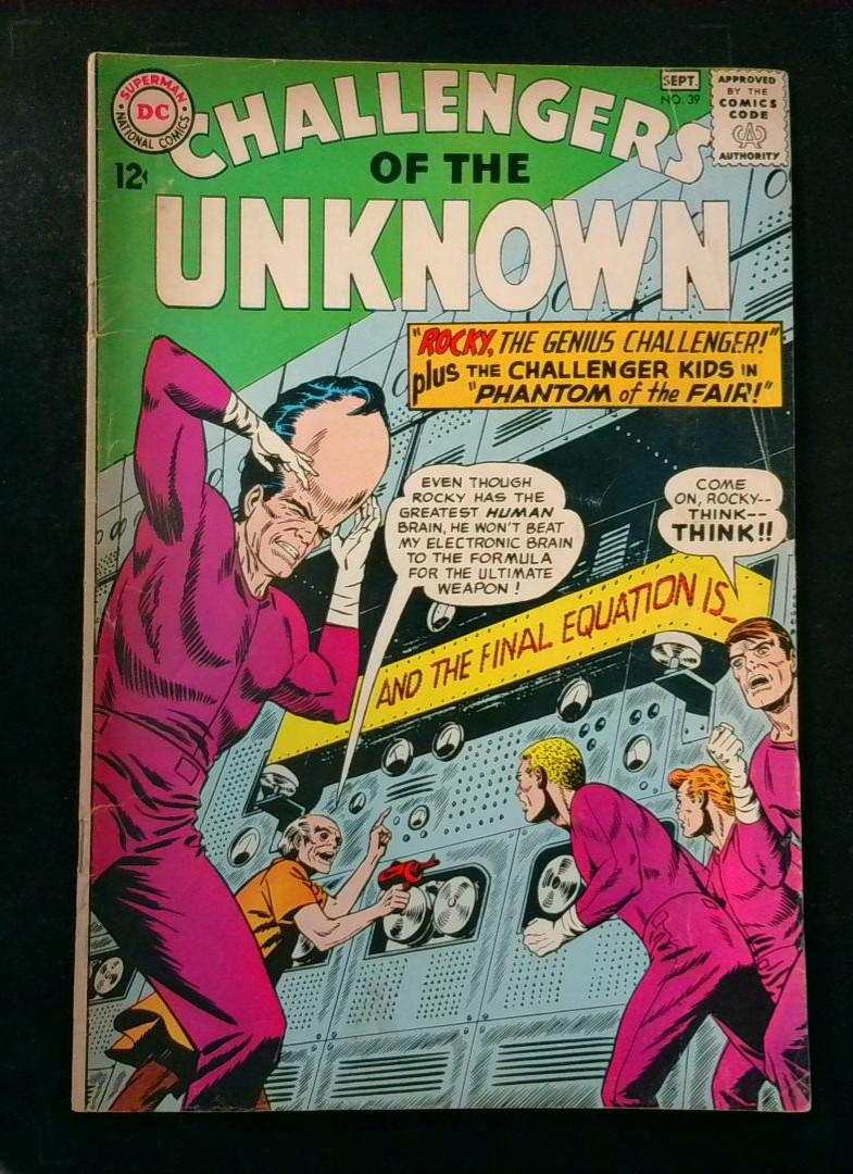 Challengers of the Unknown #39, VG DC, 1964