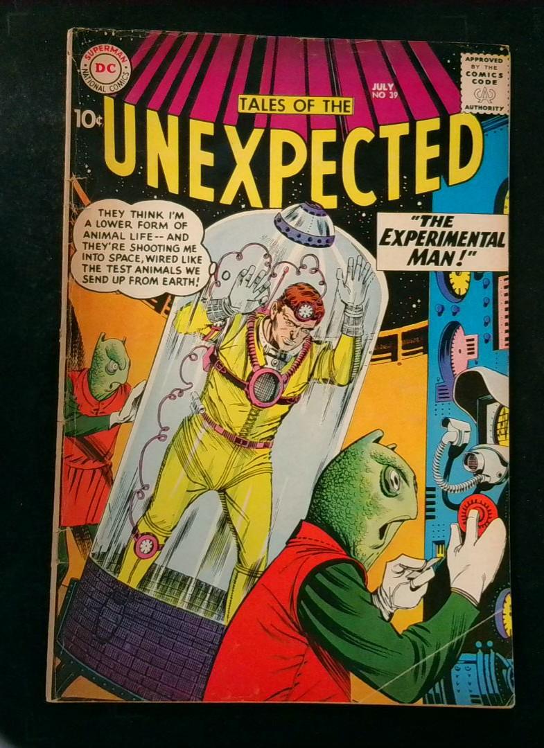 Tales of the Unexpected #39, VG- DC, 1959