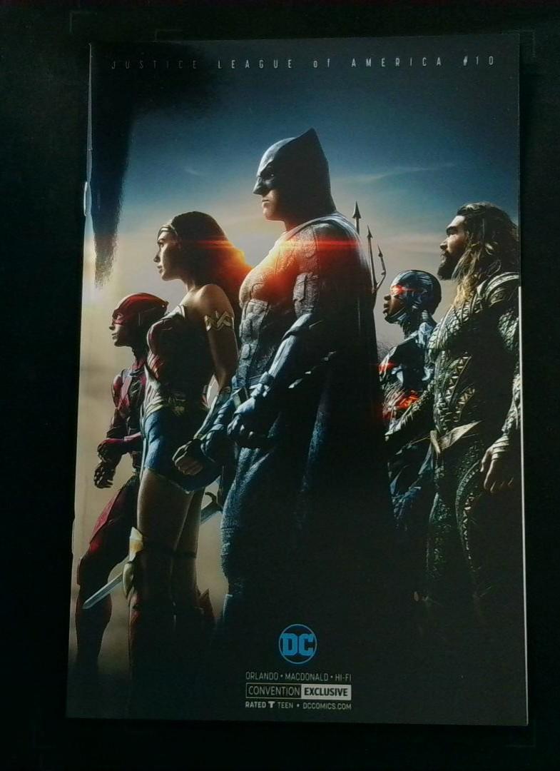 Justice League of America #10, NM  SDCC 2017 Foil Photo Variantr, DC Comics