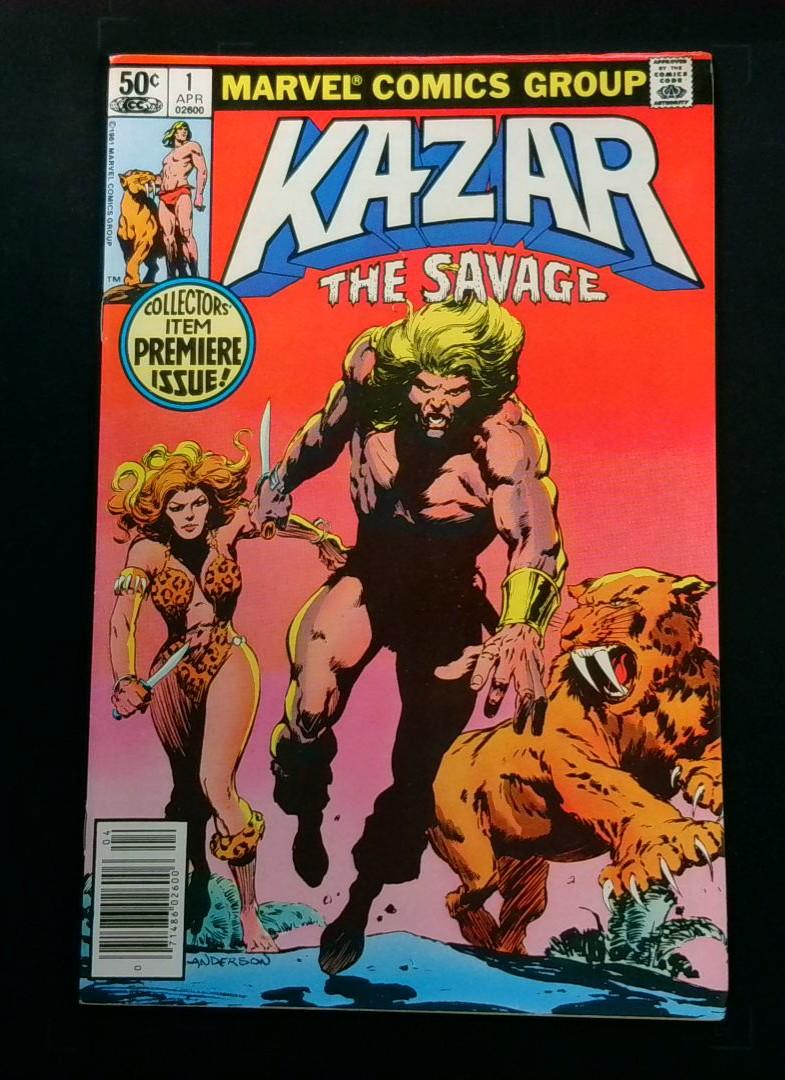 Ka-Zar the Savage #1, FN+ Newsstand, Marvel, 1981