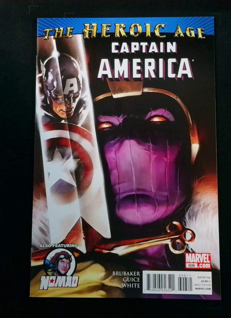 Captain America #606, VF+ Marvel, 2010