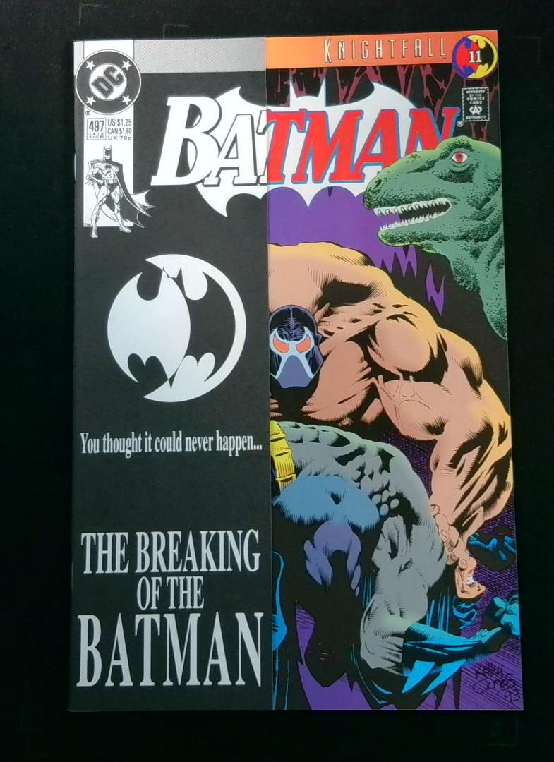 Batman #497 NM Bane breaks Batman's Back DC Comics 1993