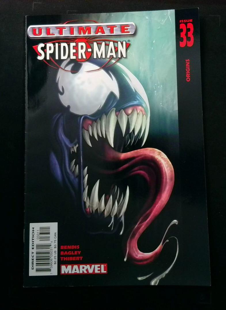 Ultimate Spider-Man #33, 1st Ultimate Venom Marvel 2003