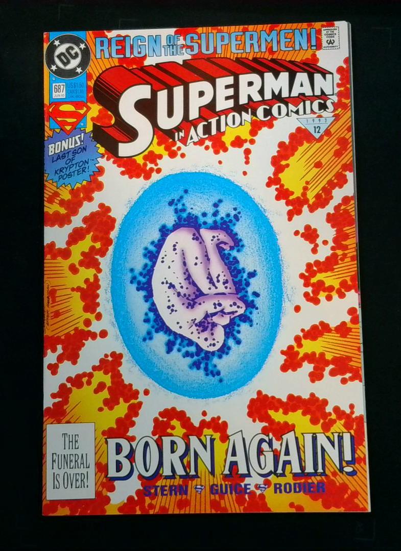 Superman in Action Comics #687, NM DC, 1993