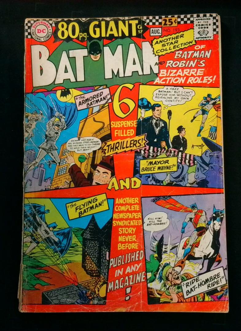 Batman #193, VG- 80 Page Giant DC Comics, 1967