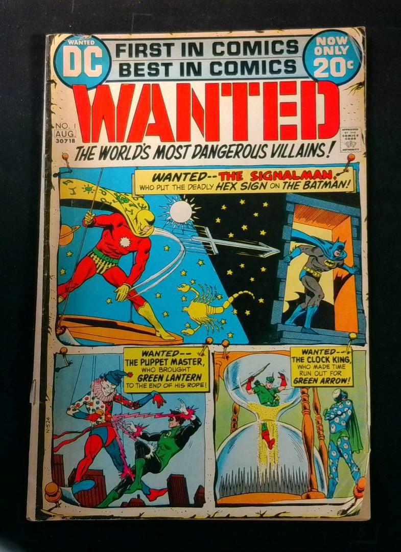 Wanted #1, VG DC Comics, 1972