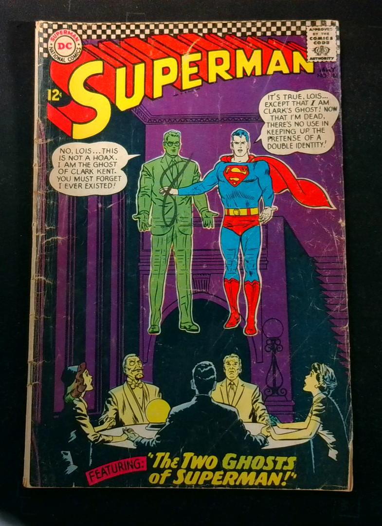 Superman #186, VG- DC Comics, 1966