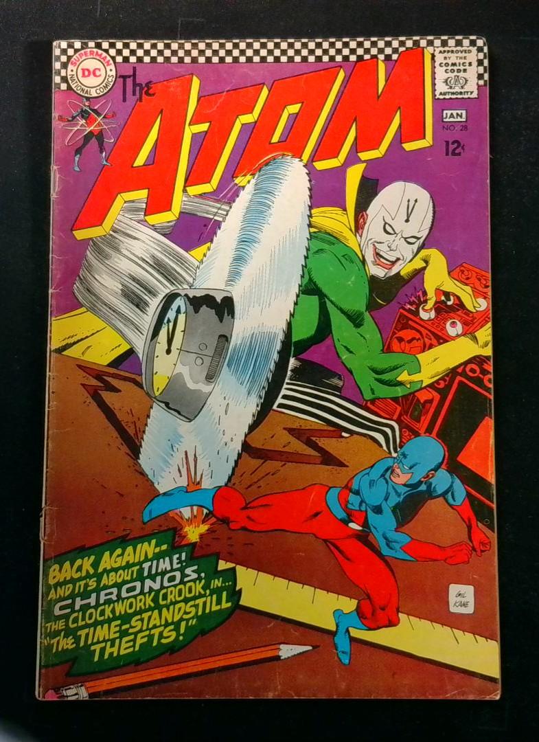 Atom #28, Bottom Staple Detatched DC Comics, 1967