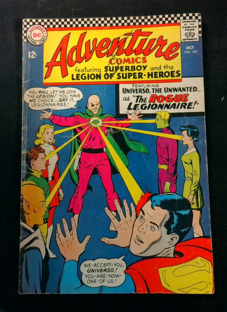 Adventure Comics #349, VG DC, 1966