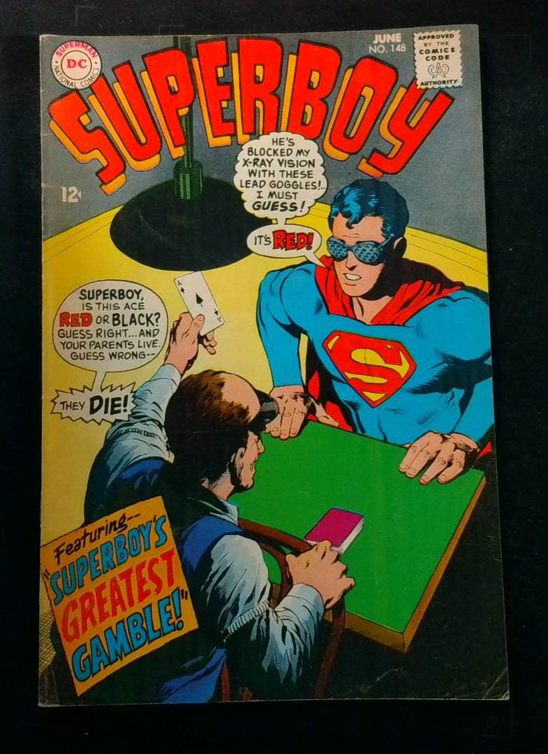 Superboy #148, VG/FN Neal Adams DC, 1968