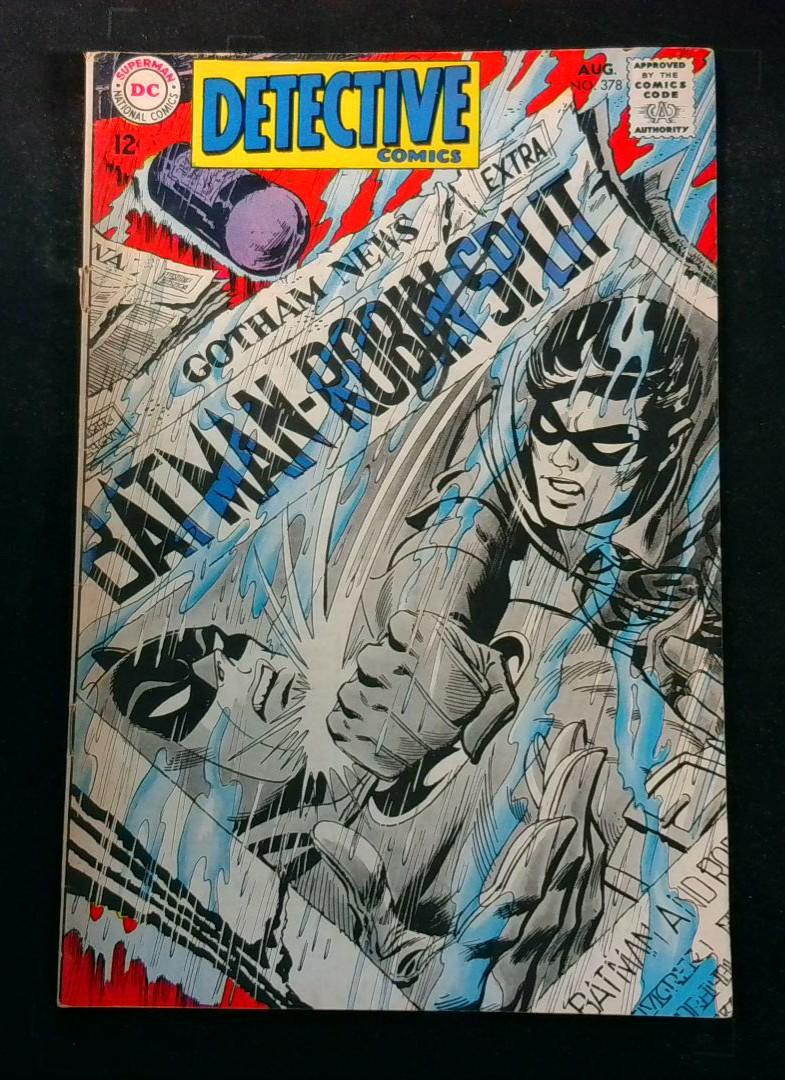 Detective Comics #378, Detatched Bottom Staple DC Comics, 1968