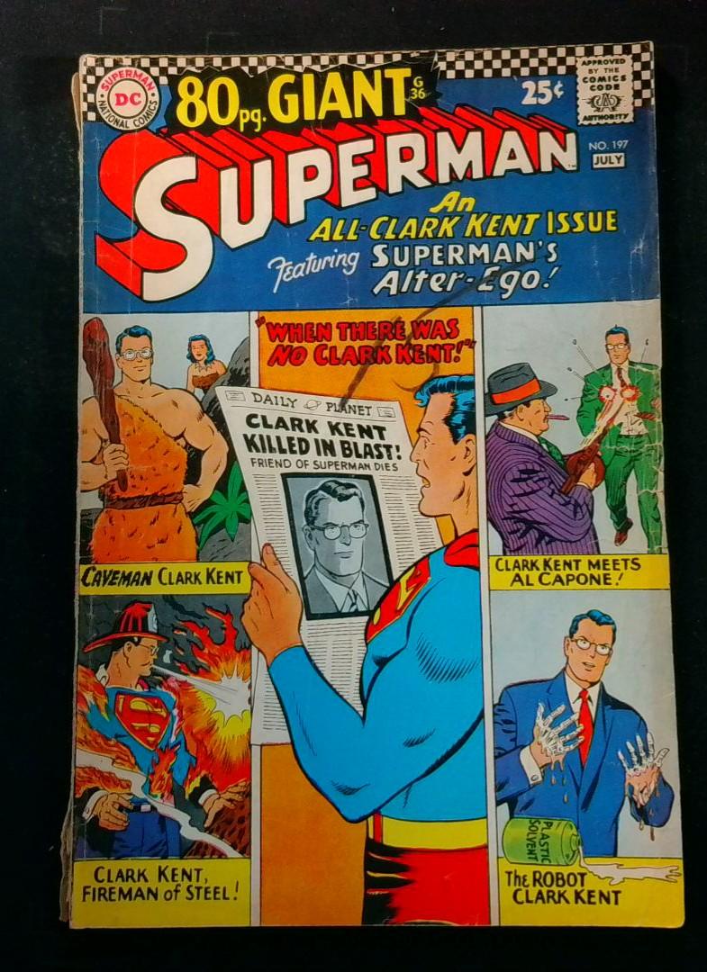 Superman #197, VG DC, 1967