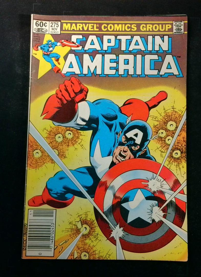 Captain America #275, 1st Baron Zemo Newsstand, Marvel, 1982