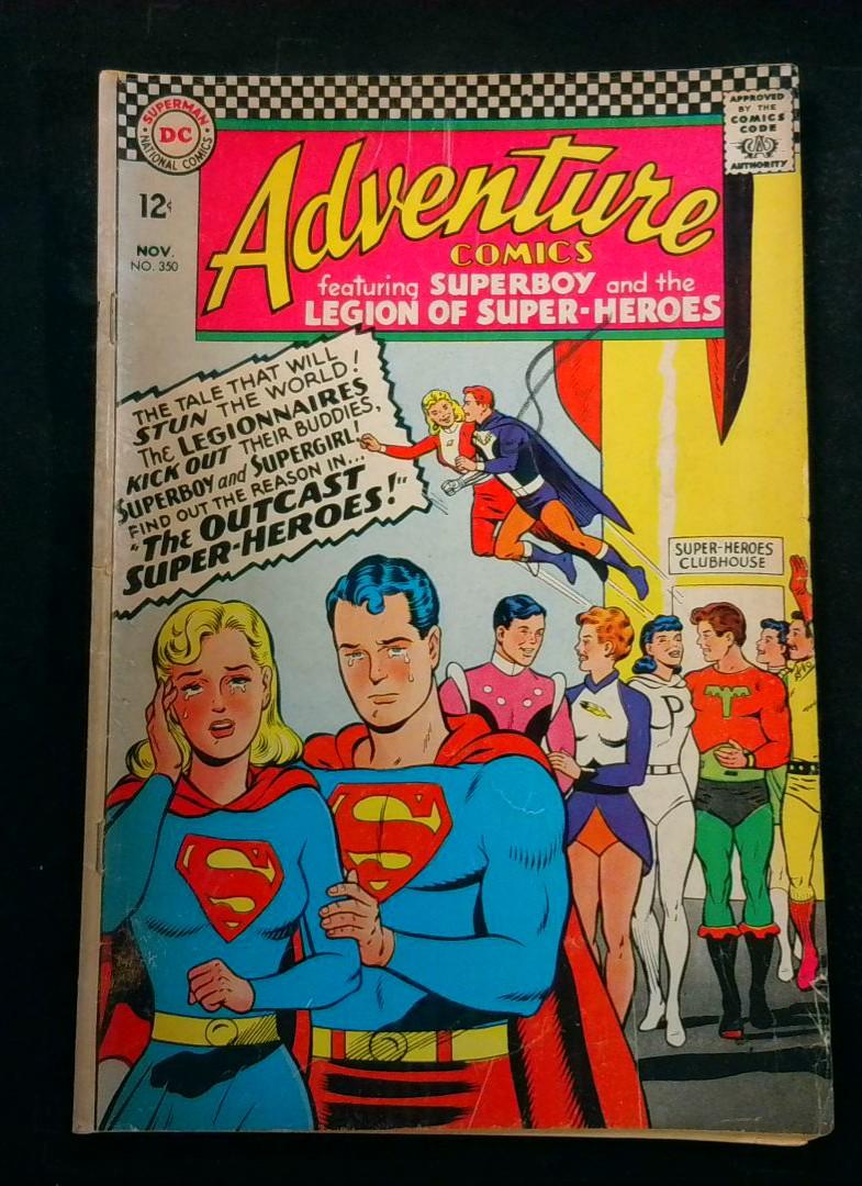 Adventure Comics #350, VG  Supergirl, DC, 1966