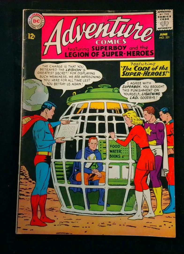 Adventure Comics #321, VG DC, 1964