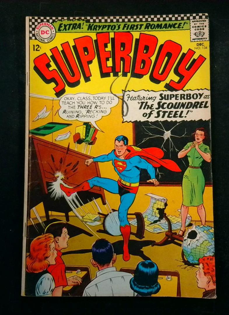 Superboy #134, VG DC, 1966