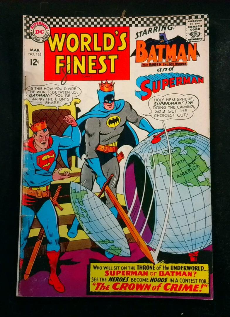 World's Finest #165, VG+ DC Comics, 1967