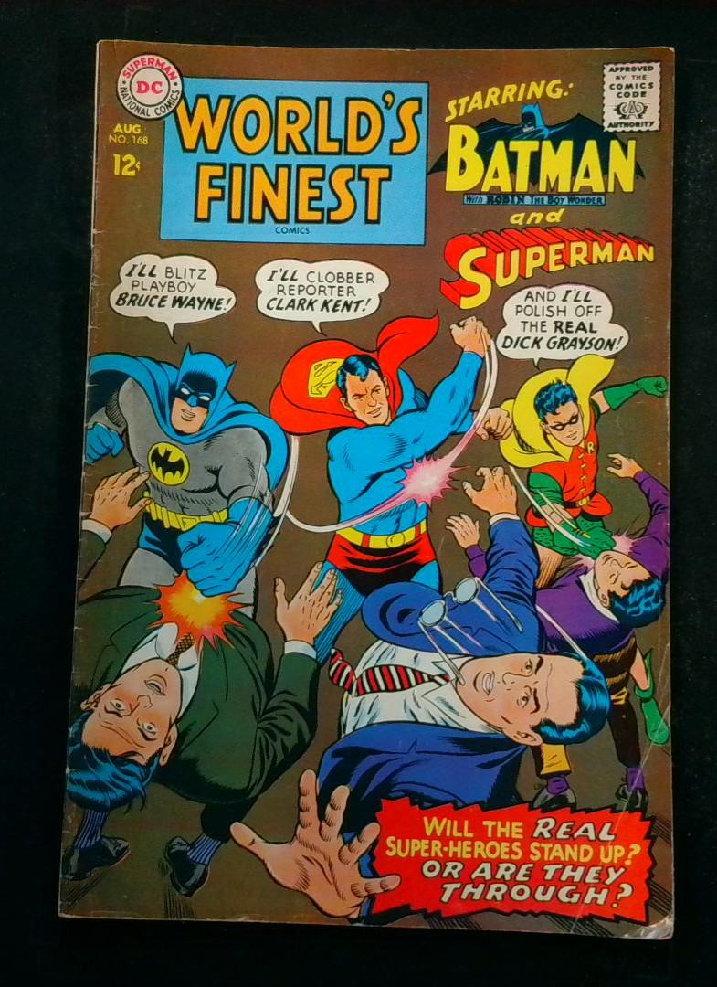 World's Finest #168, VG DC, 1967