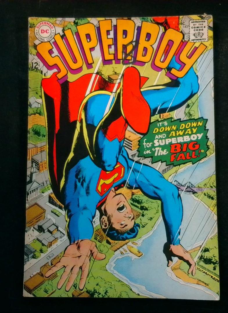 Superboy #143, FN Neal Adams Cover DC, 1967