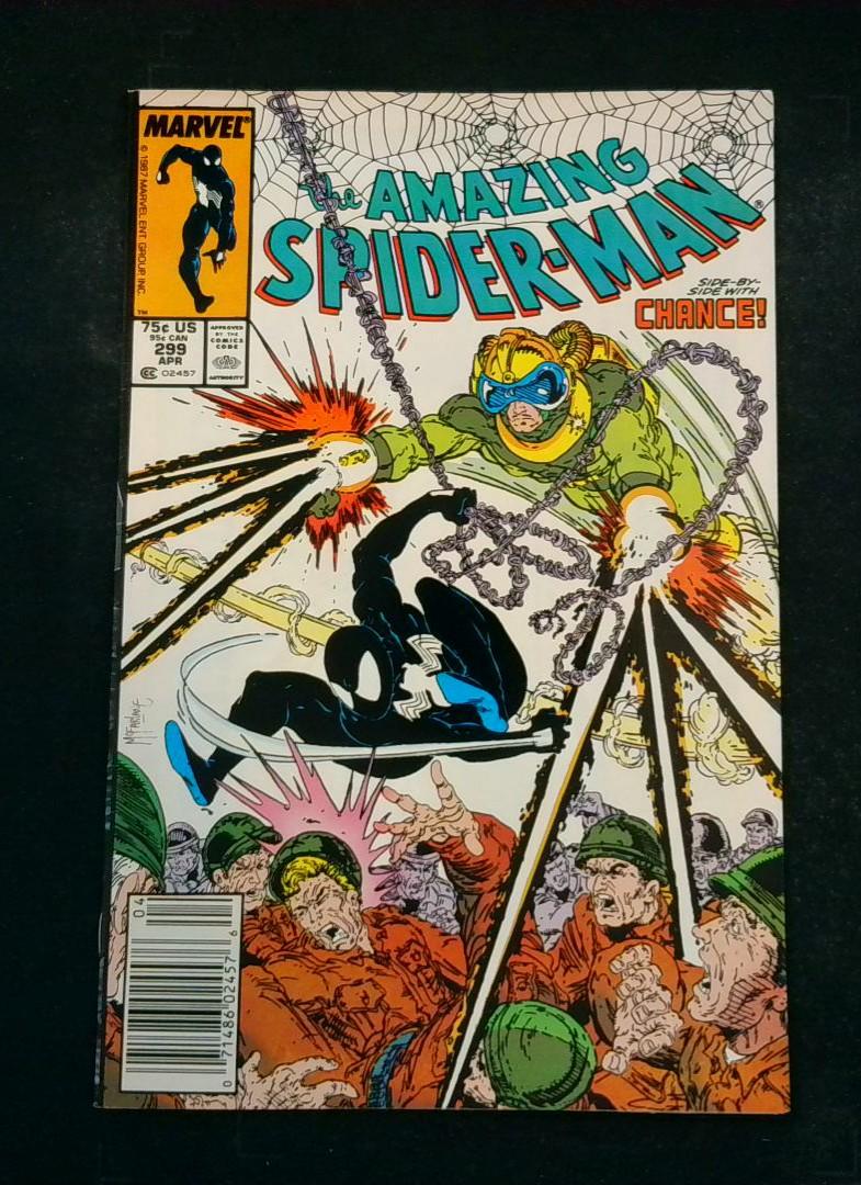 Amazing Spider-Man #299,  VF+ 1st Eddie Brock, Newsstand, Marvel, 1988