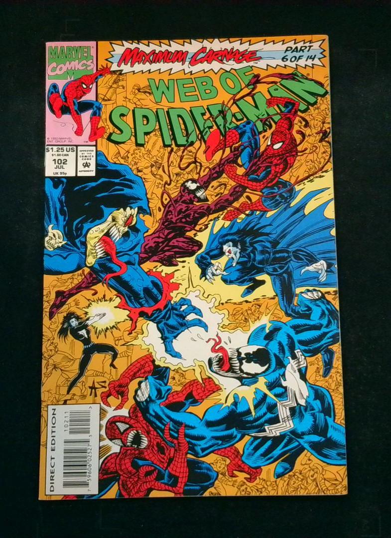 Web of Spider-Man #102, Maximum Carnage, Marvel, 1993