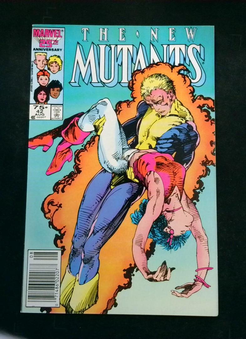 New Mutants #42, VF+ Newsstand Marvel, 1986
