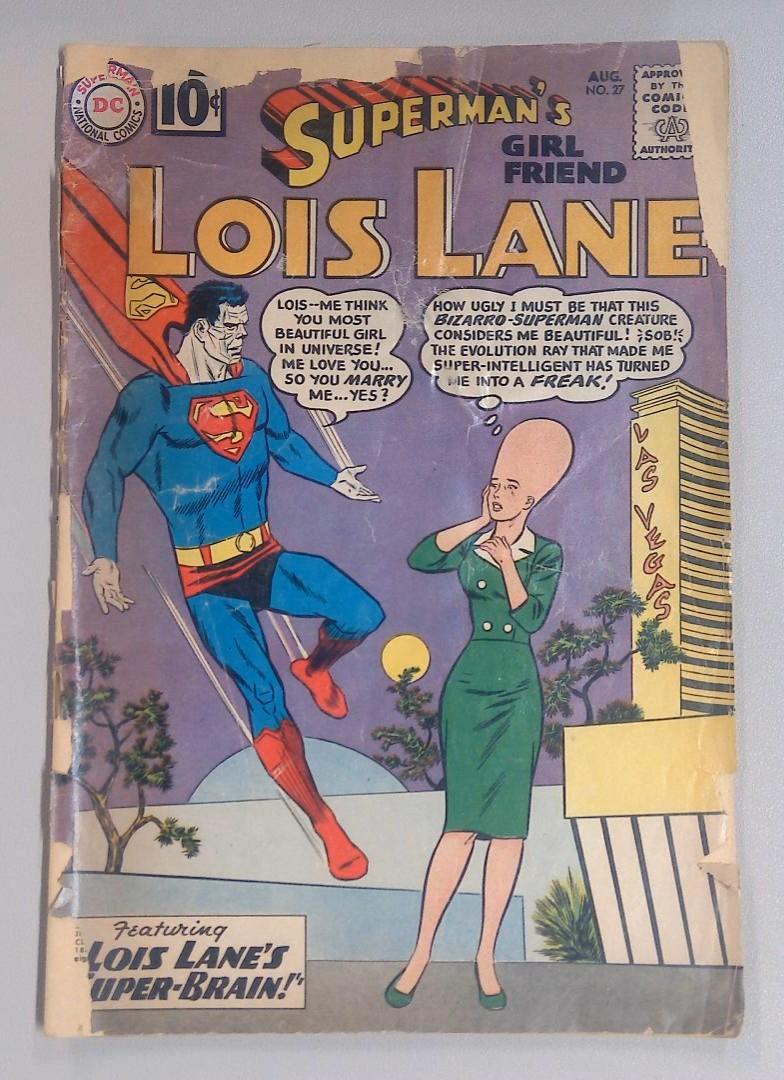 Superman's Girlfriend Lois Lane #27, DC, "split Cvr" 1961
