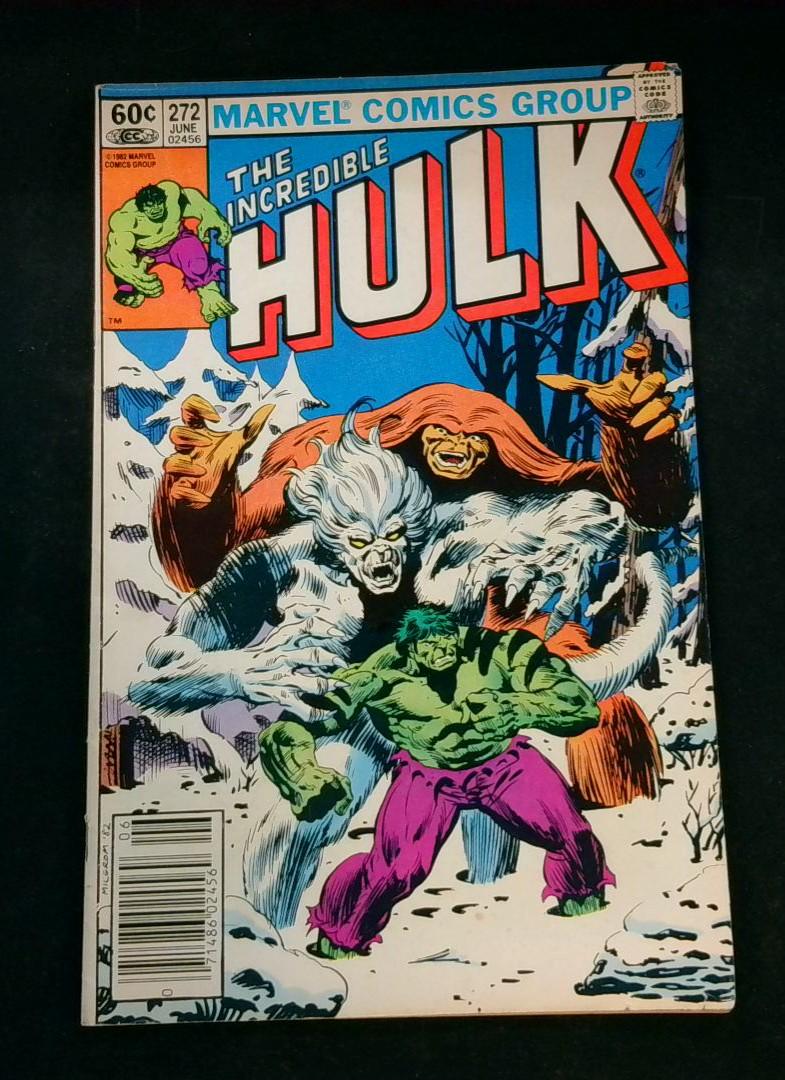 Incredible Hulk #272, Newsstand, 2nd Rocket Racoon, Marvel, 1982