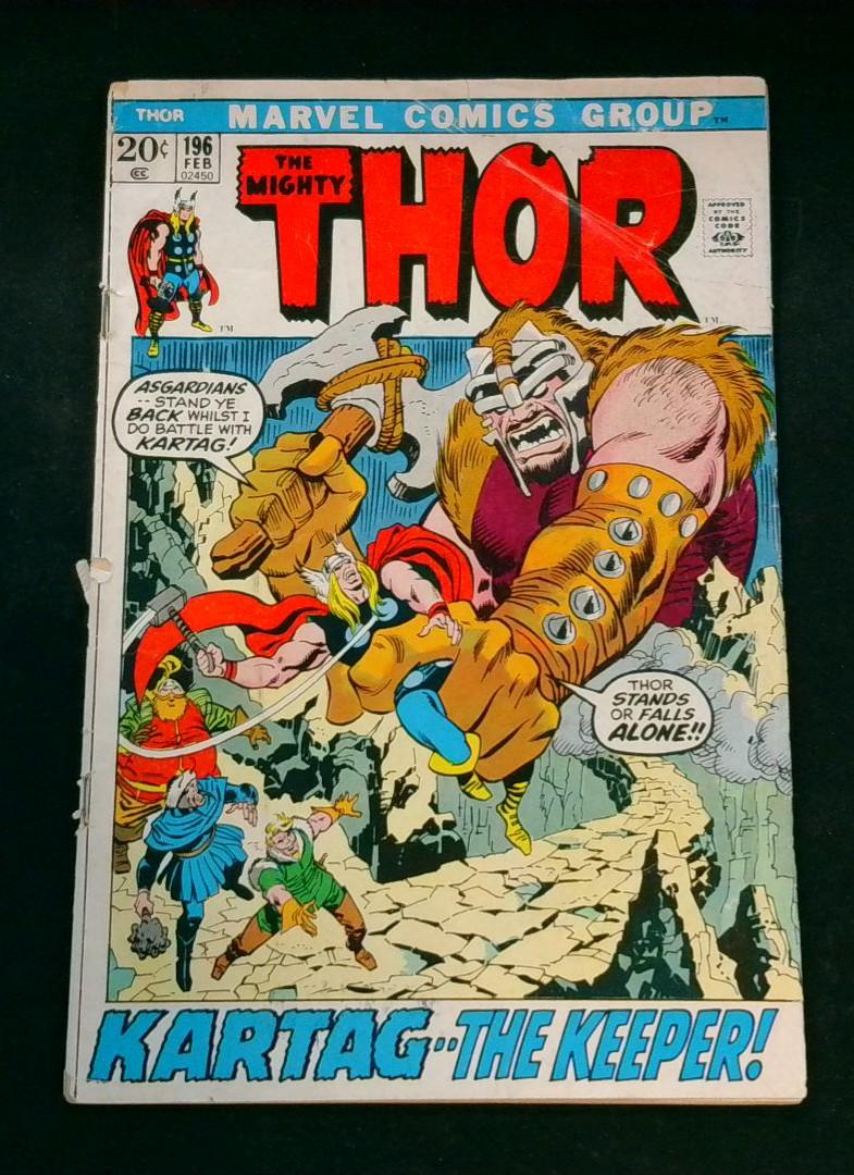 Thor #196, GD Marvel, 1972