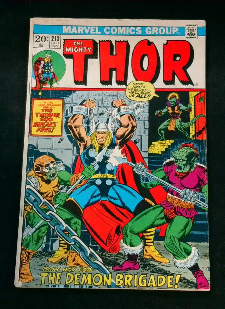 Thor #213, Glossy Mennen Insert, Amazing Spider-Man #122 Ad Marvel, 1973