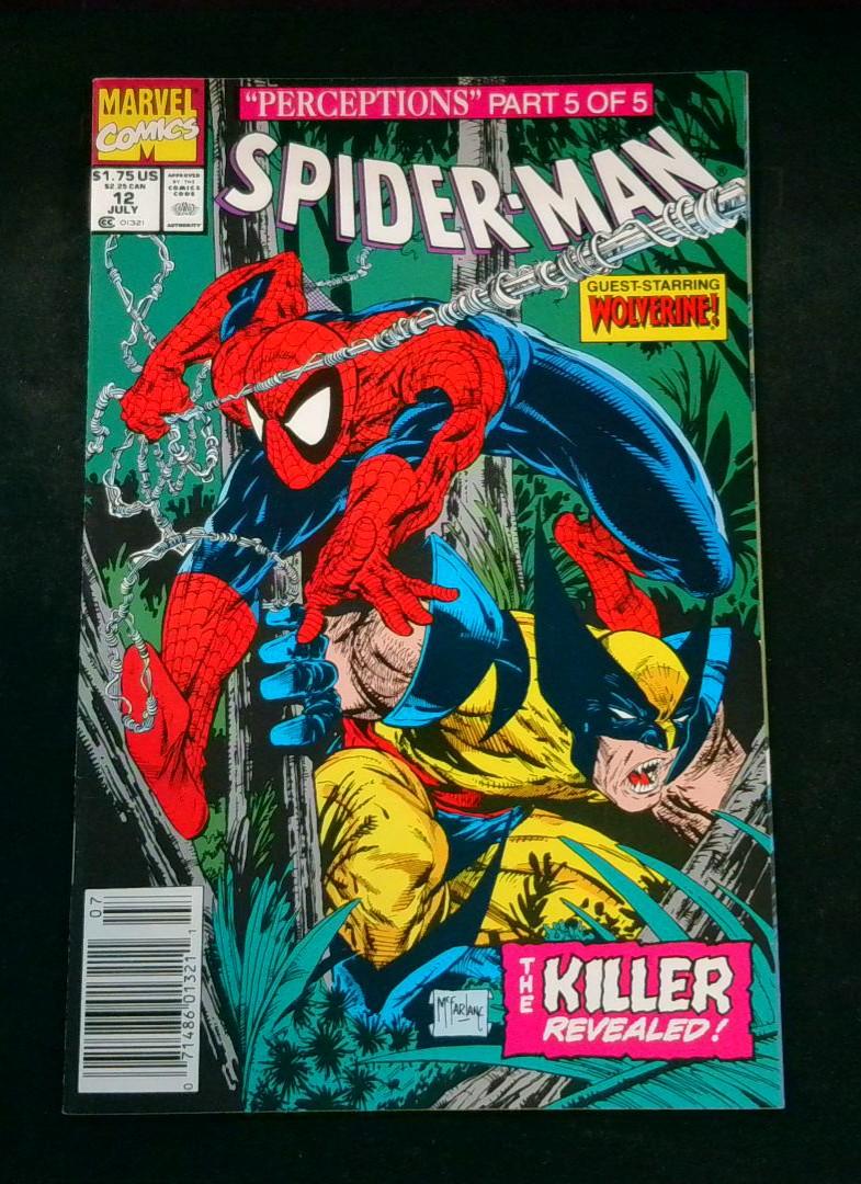 Spider-Man #12, Newsstand Marvel, 1991