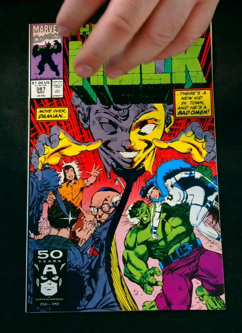 Incredible Hulk #387, VF+ Marvel, 1991