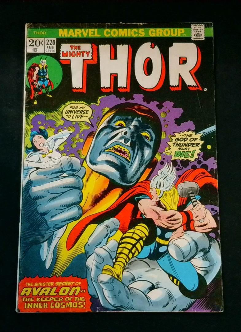 Thor #220, VG Marvel, 1974