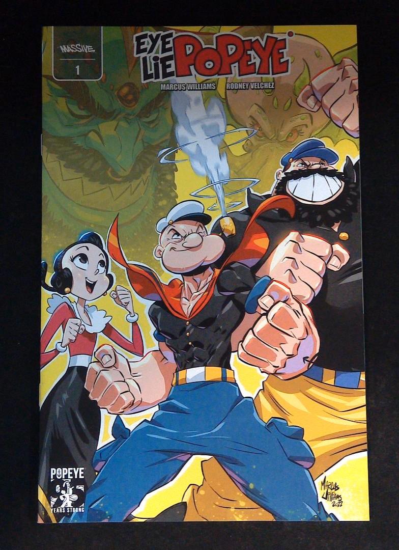 Eye Lie Popeye #1, Cover A Marcus Williams, Massive Publishing