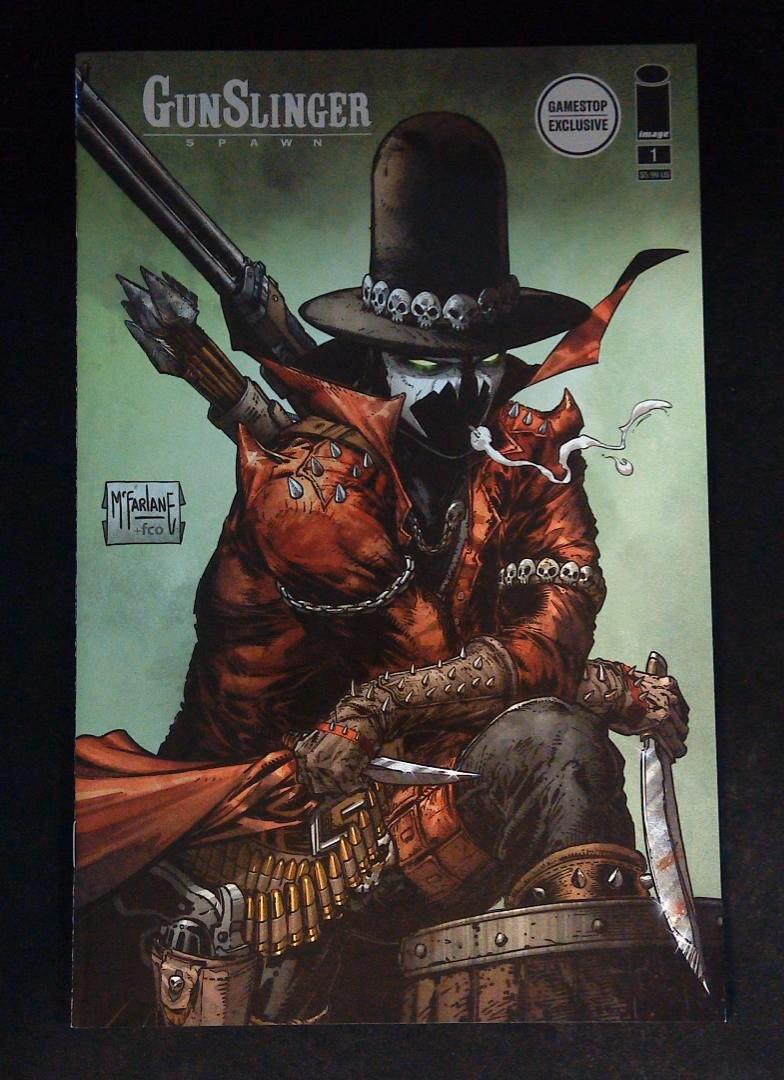 Gunslinger Spawn #1, Gamestop Exclusive Variant, Image