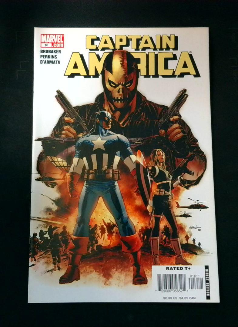 Captain America #16, NM Crossbones & Sin App Marvel, 2006