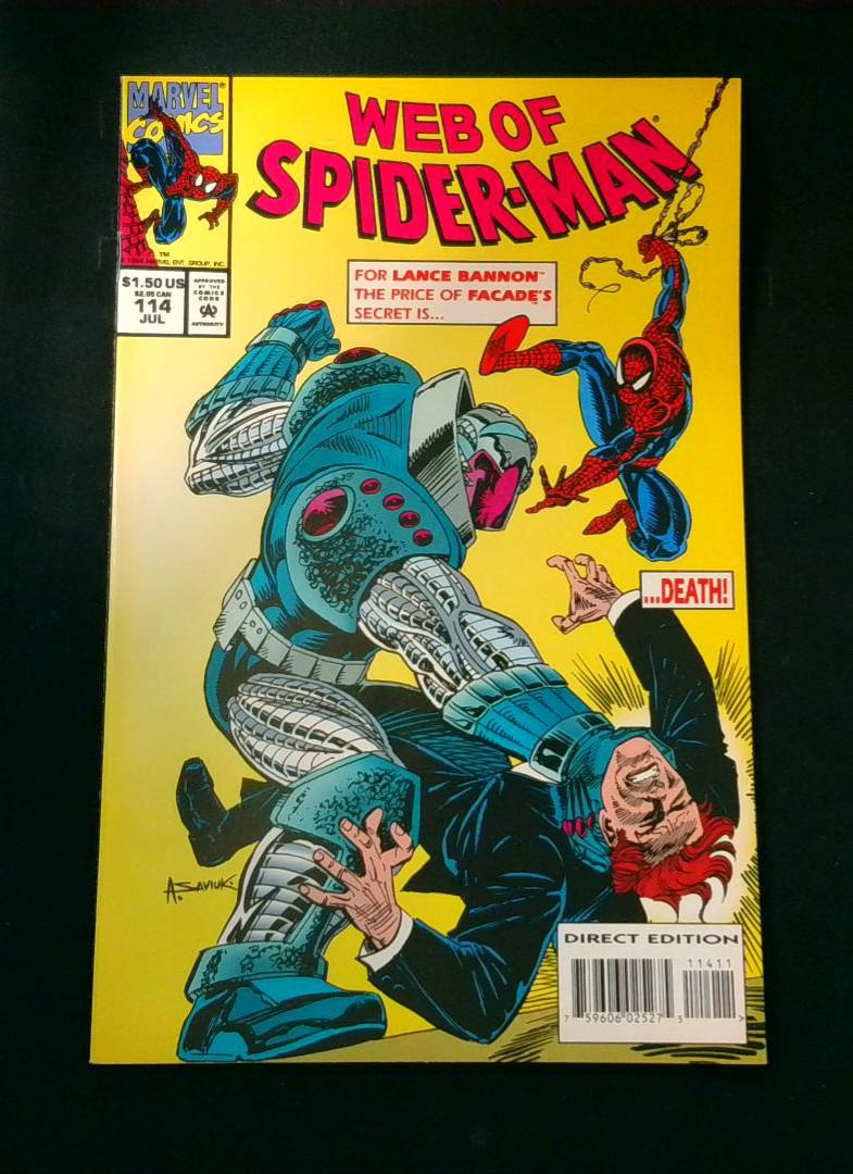 Web of Spider-Man #114, NM Marvel, 1994
