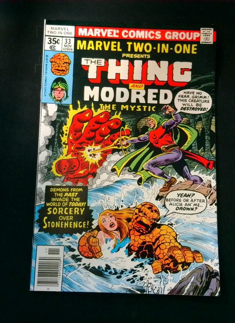 Marvel Two-in-One #33, Newsstand Marvel, 1977