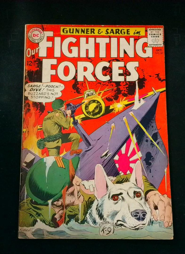 Our Fighting Forces #87, FN- DC Comics, 1964